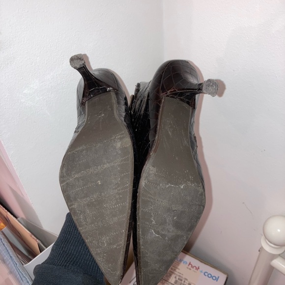 Stuart Weitzman Nubuckleboot Heeled booties - Picture 7 of 10